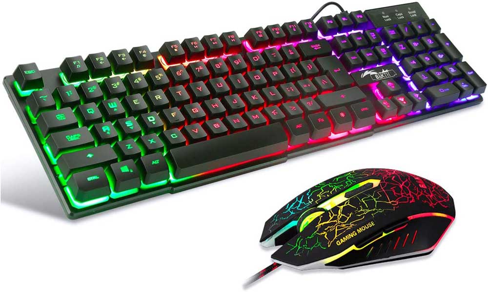 Pack teclado y ratón gaming BAKTH K1